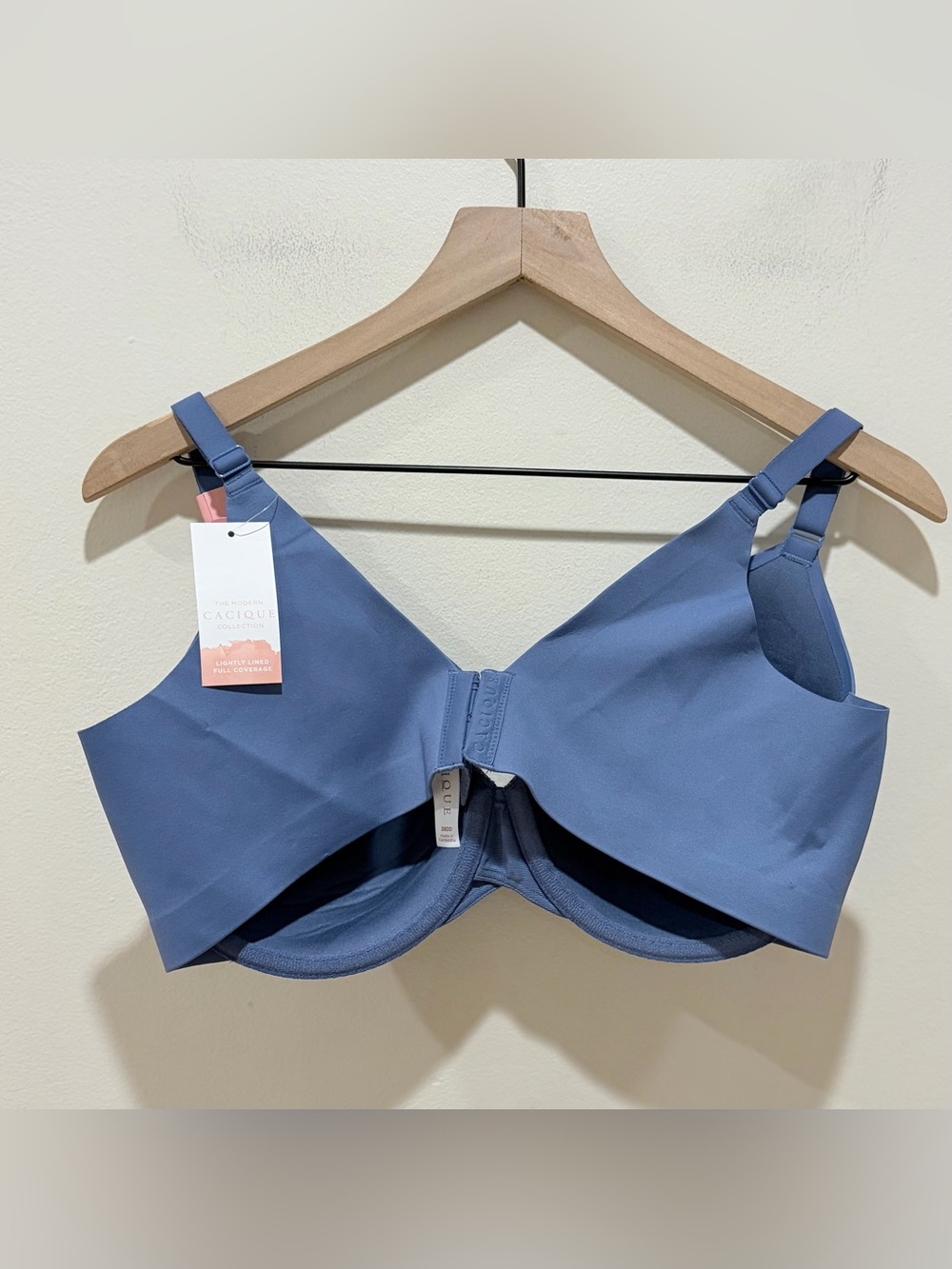 NWT Cacique Smooth Lightly Lined Balconette Underwire Blue Bra - Women’s 38DD - Picture 2 of 4